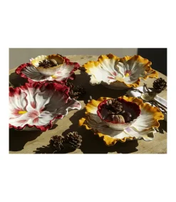 Bol Flor Pintado A Mano Diametro 12.5cm Love&home