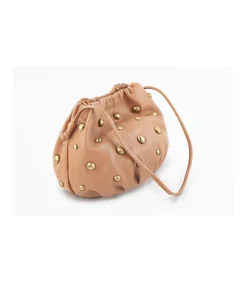 Bolso Bandolera Saquito Tachuelas Berlin