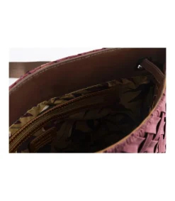 Bolso Mochila Solapa Plisado Trenza Christine