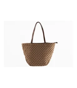 Bolso Tote Plisado Trenza Christine