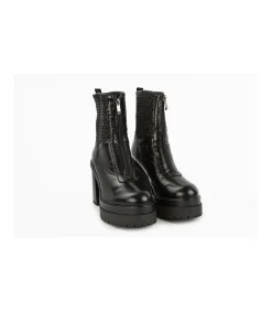 Botin Con Tacon Mauve