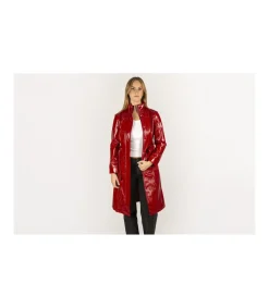 Chaqueta Larga Charol