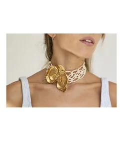 Collar Choker Flor