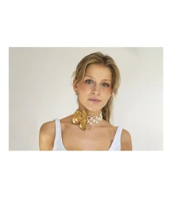 Collar Choker Flor