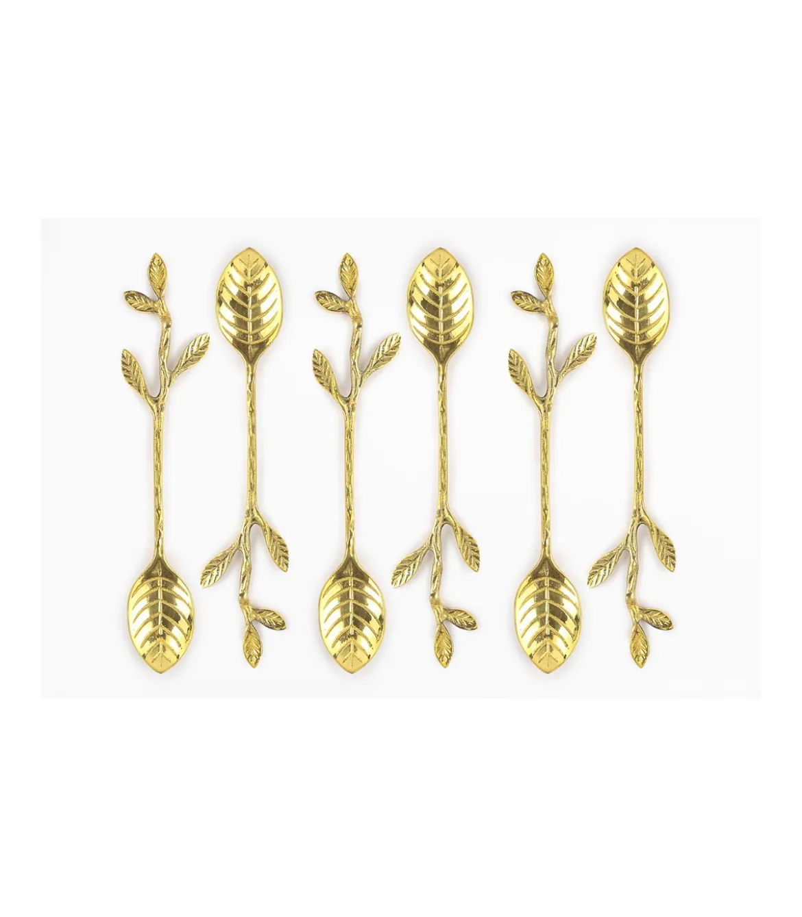 Juego 6 Cucharas Hojas Largo18cm Love&home
