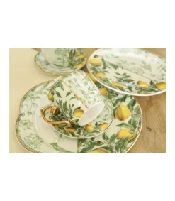 Juego Taza Y Plato Asimetrico Love&home