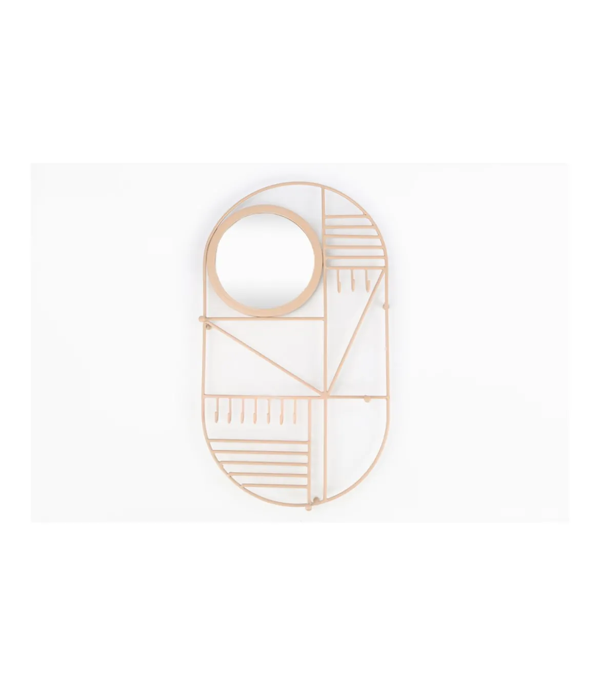 Organizador Con Espejo Pared 40x50cm Love&home