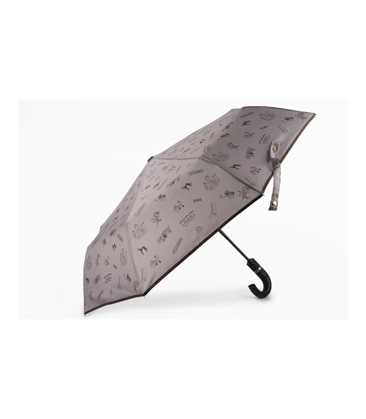 Paraguas Plegable Automático Trenzado
