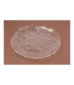 Plato Con Filo Dorado 26x2cm Love&home