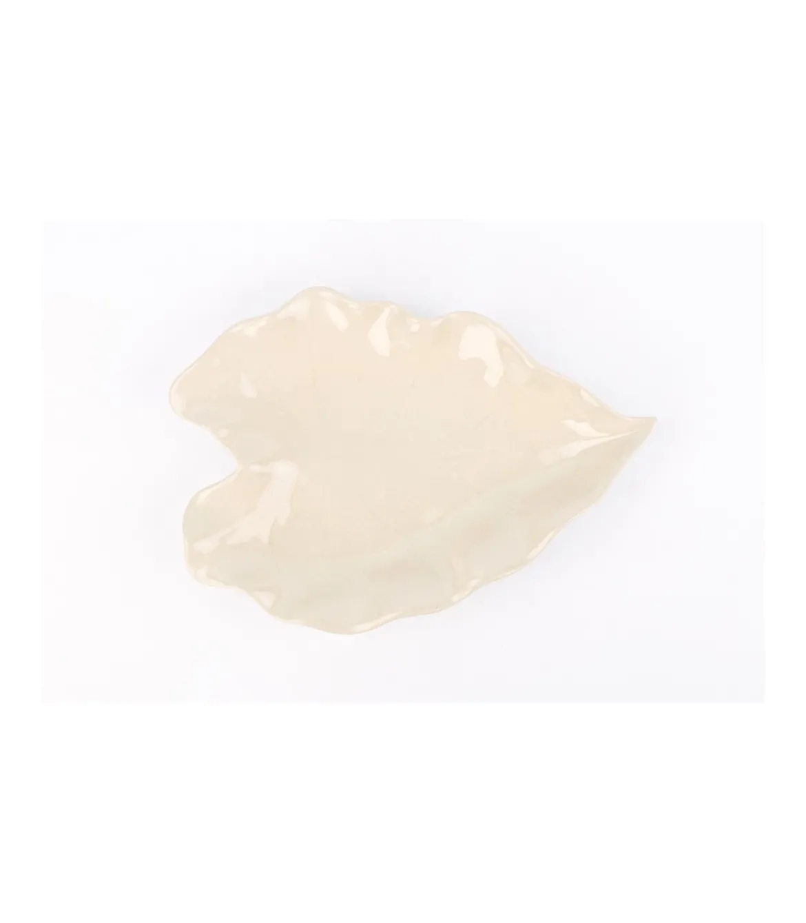 Plato Hoja 24x17x4cm Love&home