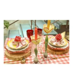 Portavelas Tulipan Alto 25cm Love&home