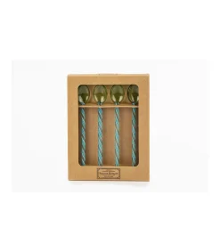 Set 4 Cucharitas Candy Cane Love&home