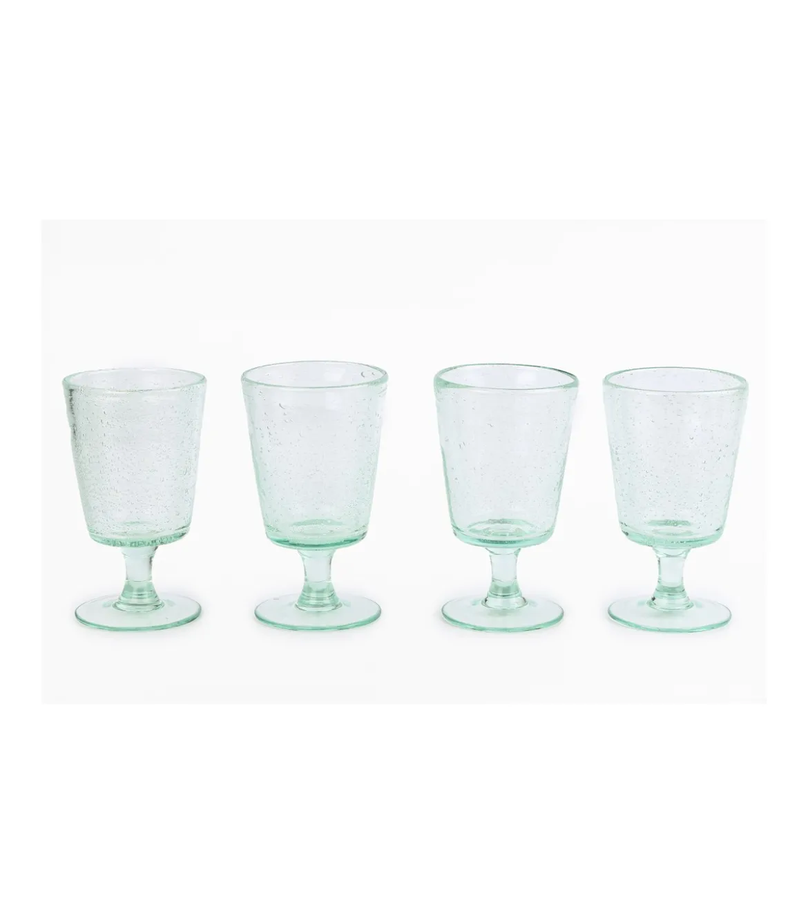 Set De 4 Copas Burbujitas 14.5x8.4cm Love&home