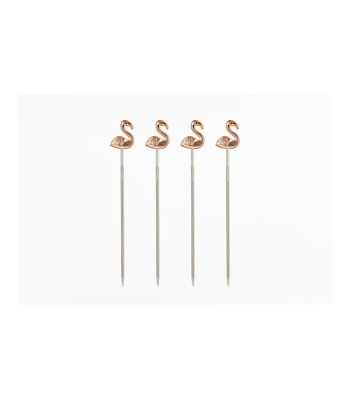 Set De 4 Pinchos Flamingo Love&home