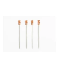 Set De 4 Pinchos Pineapple Love&home