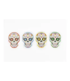 Set De 4 Posavasos Calavera Love&home