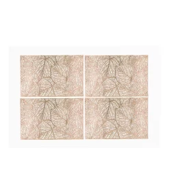 Set De 4 Salvamanteles Hojas Love&home