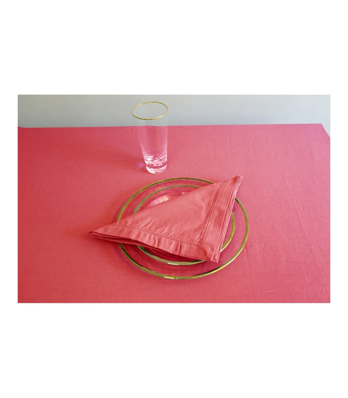 Set De 4 Servilletas Color Liso 50x50cm Love&home