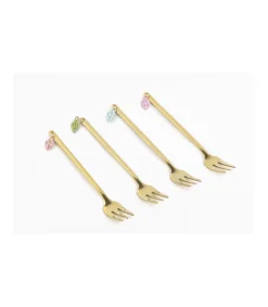 Set De 4 Tenedores Conchas Love&home