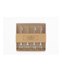 Set De 4 Tenedores Conchas Love&home