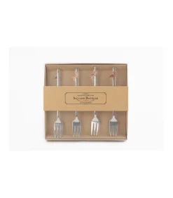 Set De 4 Tenedores Flamingos Love&home