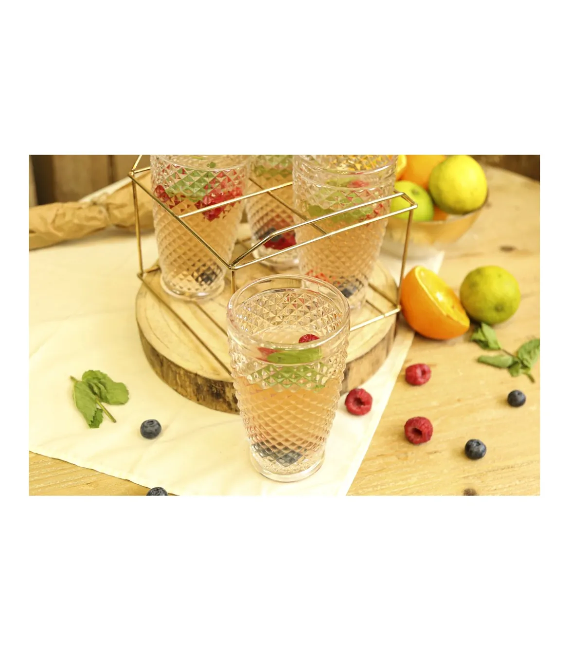 Set De 4 Vasos 350ml Love&home