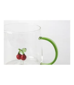 Taza Cereza 9.5x9.5cm 500ml Love&home