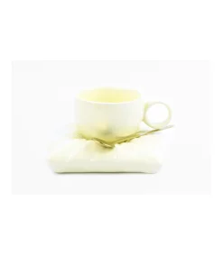 Taza 200ml Con Plato Almohada Y Cucharita Love&home
